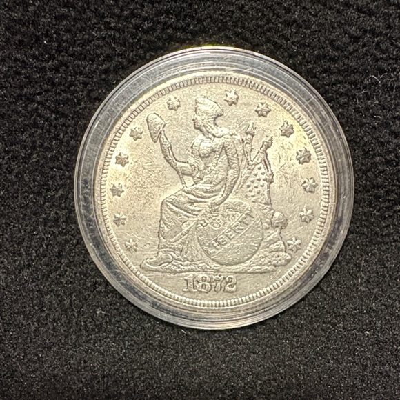 Antique Silver Coin 1872